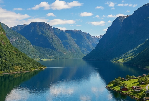 Norve� Fiyortlar�: Mavinin ve Ye�ilin Dans�